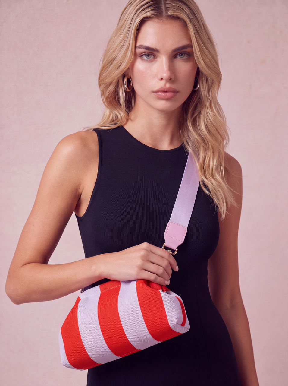 CITY GIRL POUCH + STRAP - LILAC