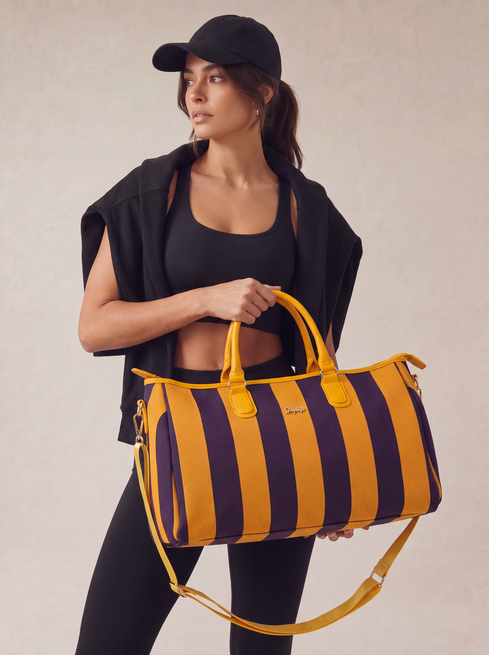 CITY GIRL TRAVEL BAG - AUBERGINE