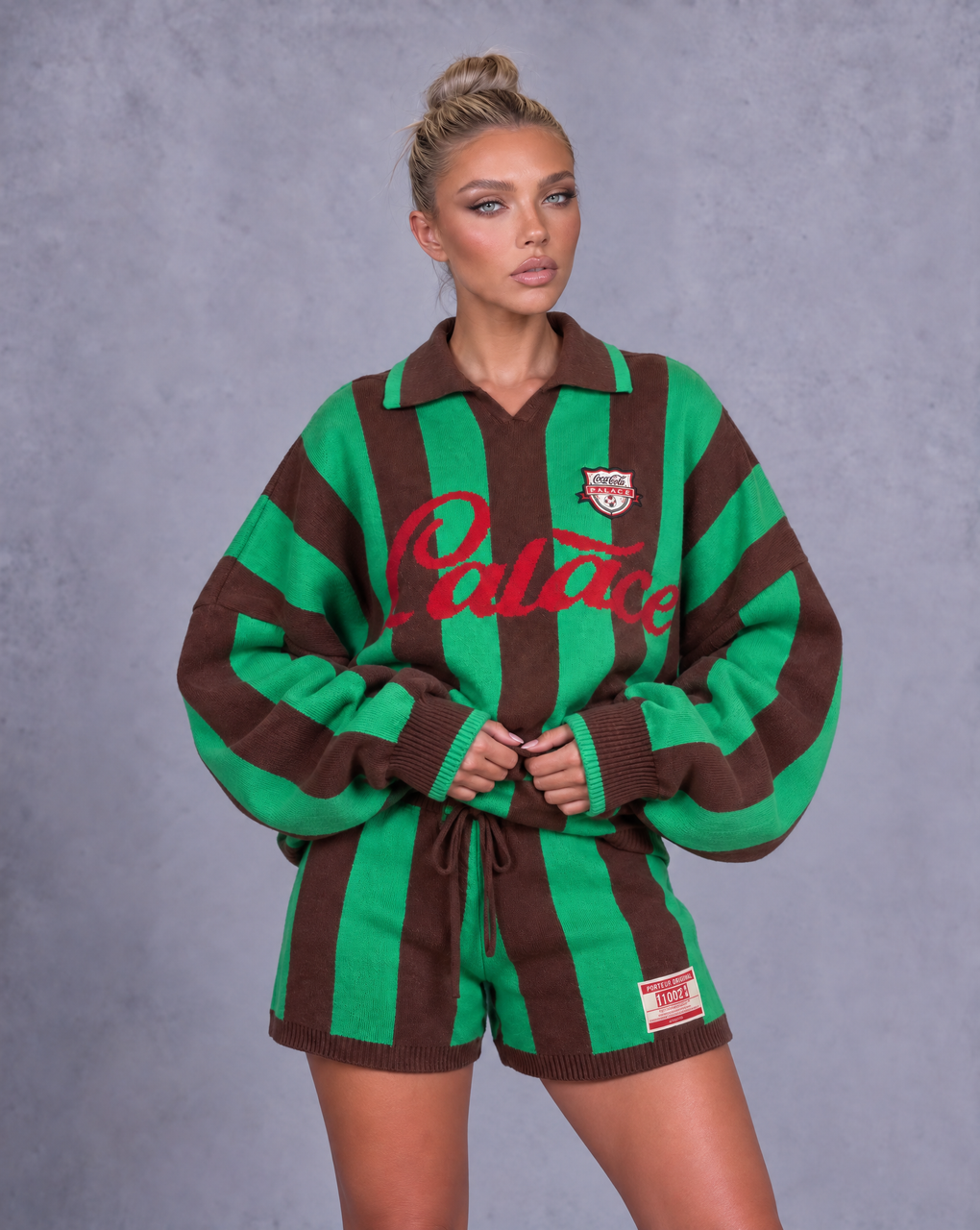 KIKI KNITTED STRIPED SET