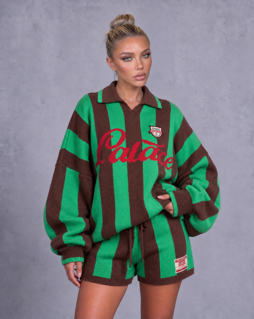 KIKI KNITTED STRIPED SET