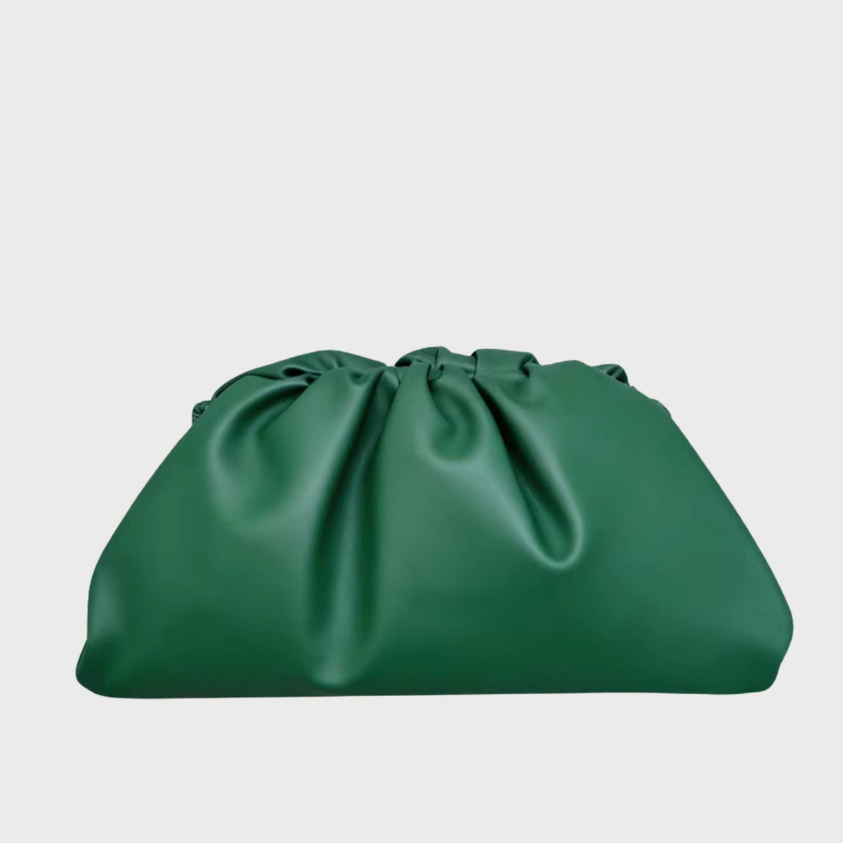 MAYKI LEATHER POUCH - GREEN