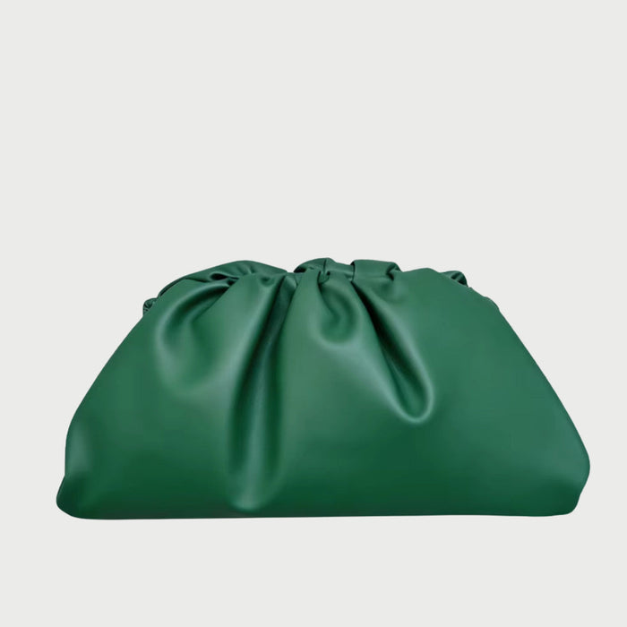 MAYKI LEATHER POUCH - GREEN