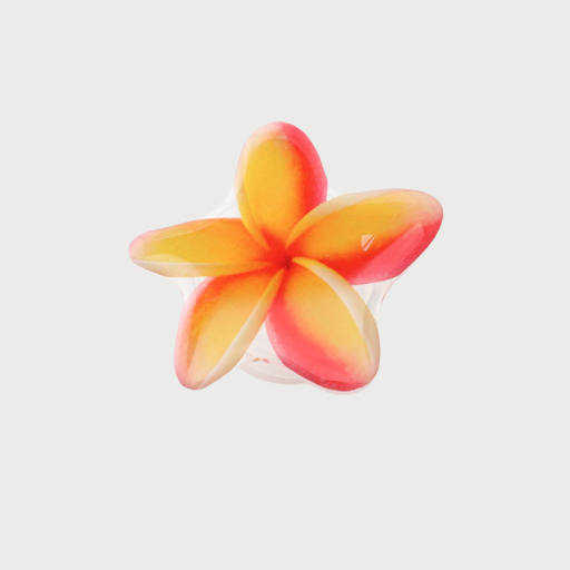 FLOWER PHONE GRIP - ORANGE