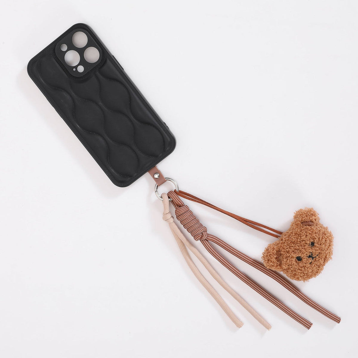 TEDDY PHONECHARM BROWN