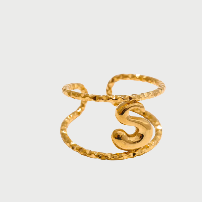 INITIALS RING * ALL LETTERS