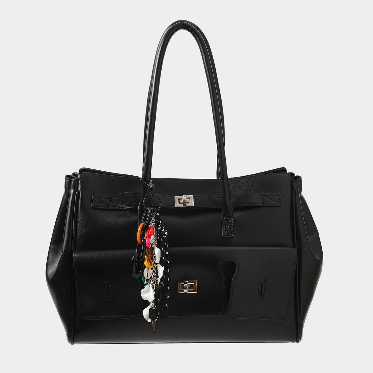 BAG CHARM SET - BLACK