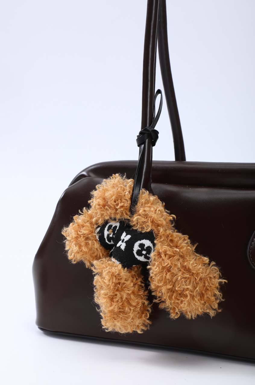 TOY POODLE CHARM - BROWN