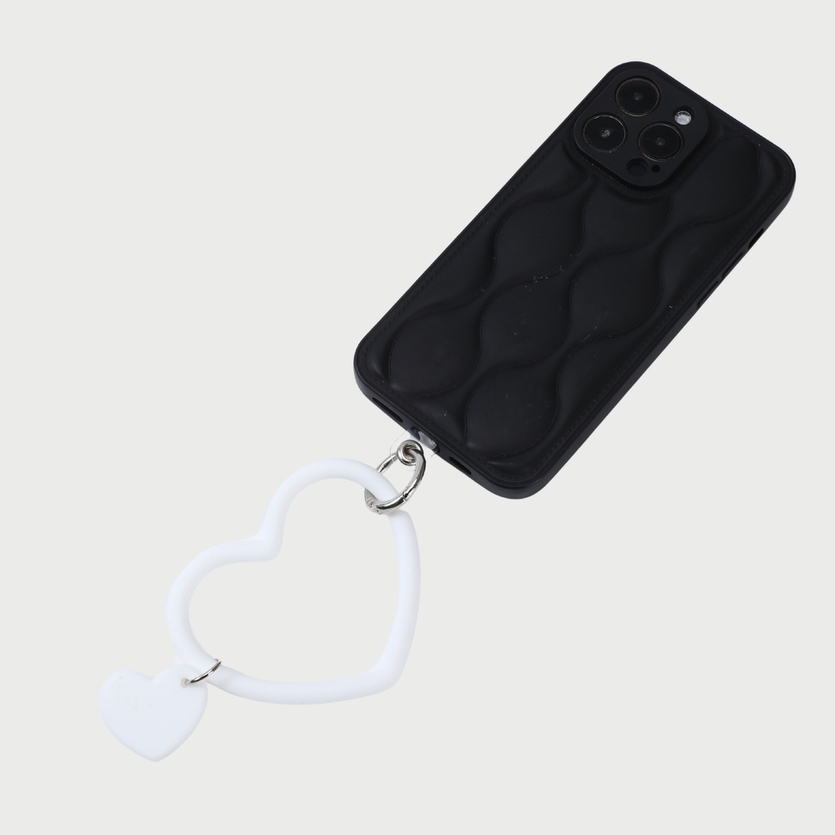 HEART PHONECHARM - WHITE