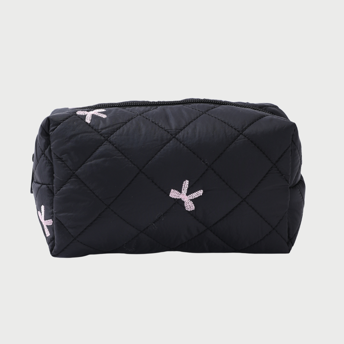 BOW POUCH - BLACK
