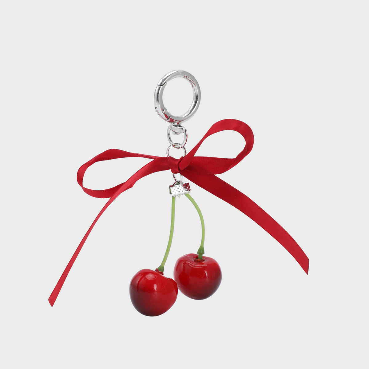 CHERRY BOW CHARM - BLUE