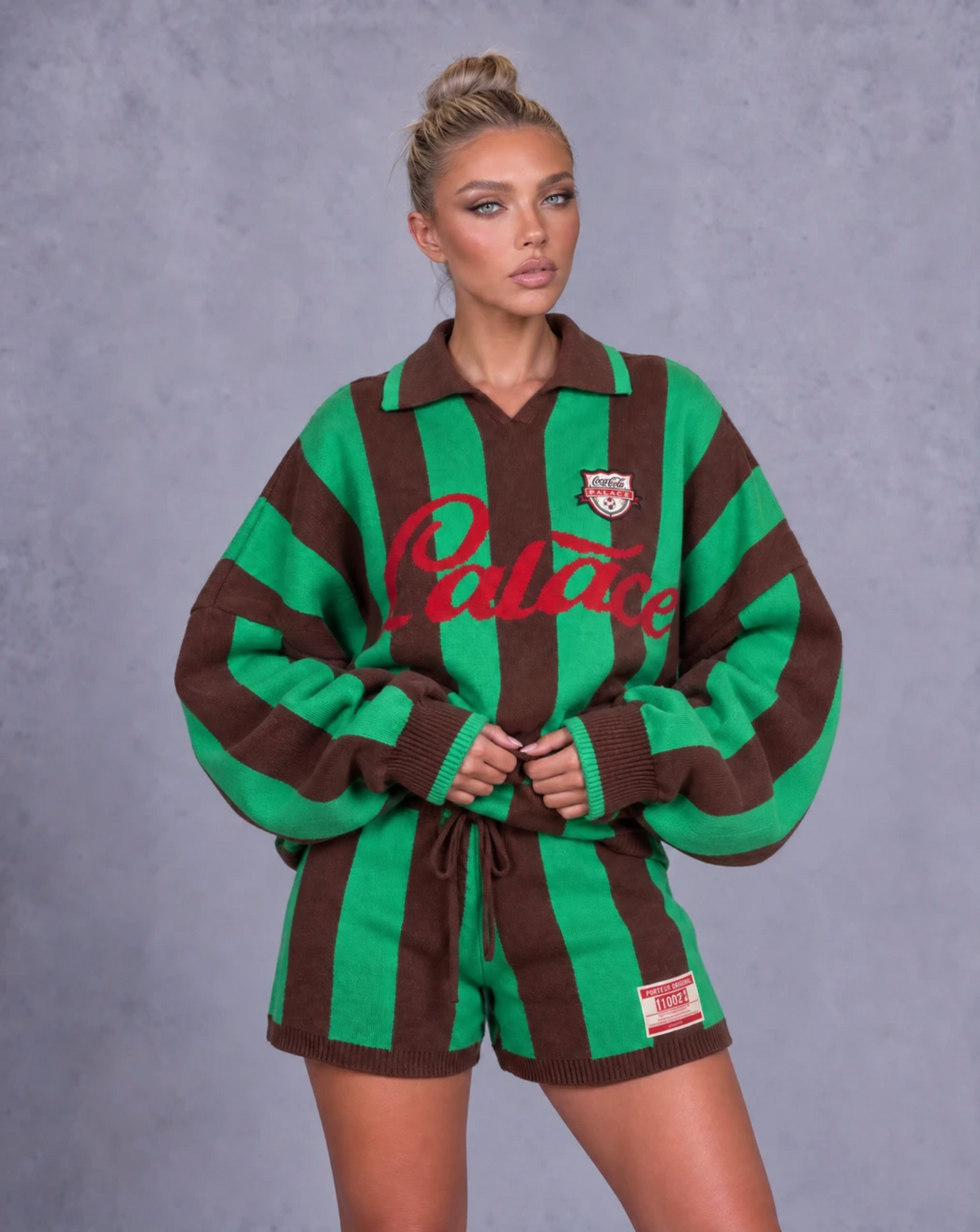KIKI KNITTED STRIPED SET