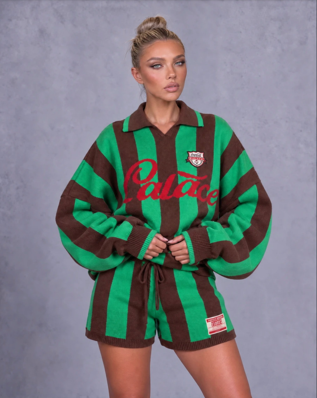 KIKI KNITTED STRIPED SET