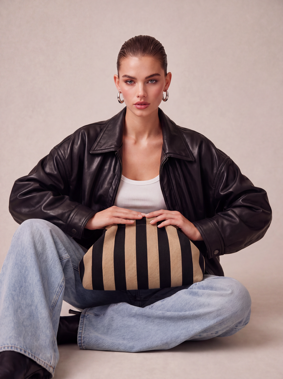 CITY GIRL POUCH - BROWN