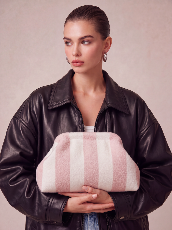 CITY GIRL POUCH CLOTH - PINK