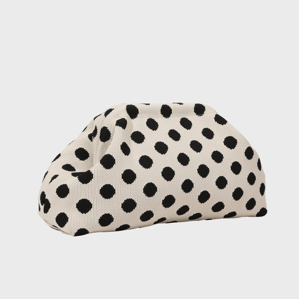 CITY GIRL POUCH POLKADOT - OFF WHITE