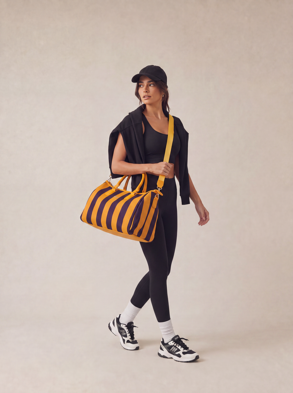 CITY GIRL TRAVEL BAG - AUBERGINE