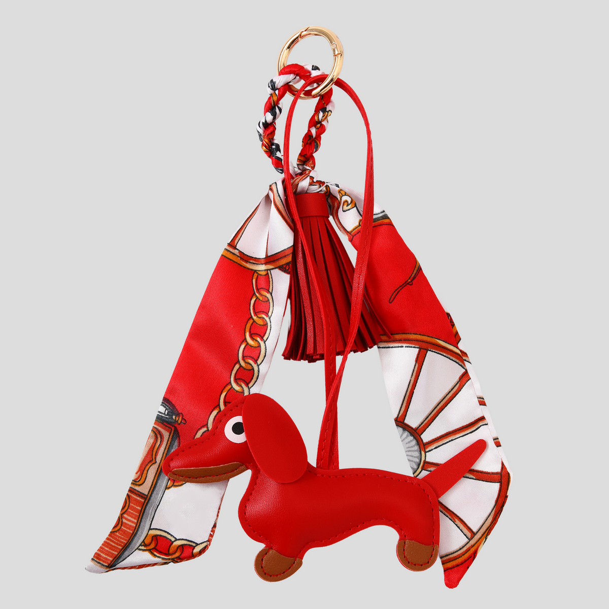 DOG BAG CHARM - RED