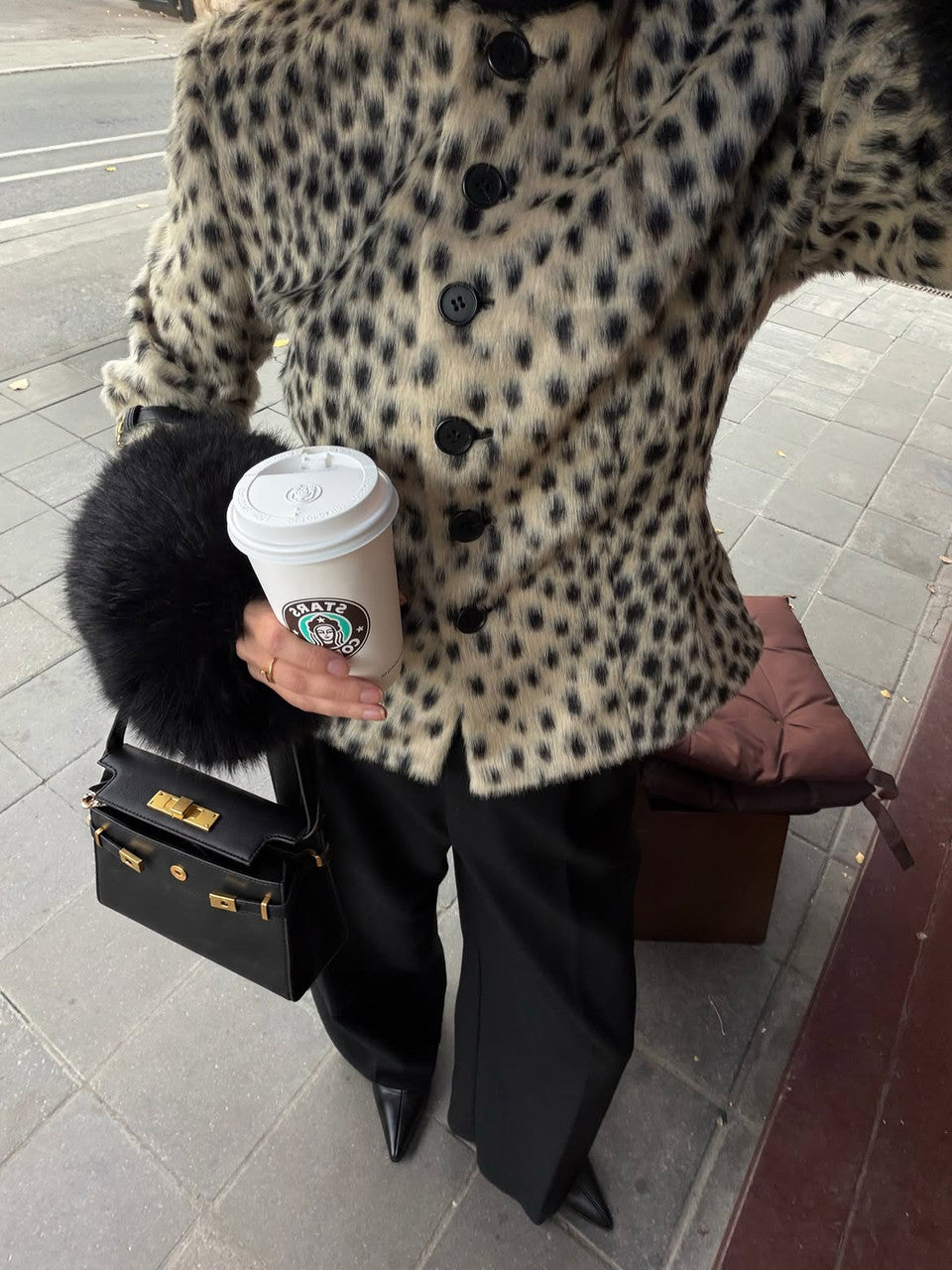 CHEETAH FUR JACKET