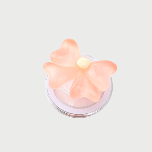 MAGNETIC ACRYLIC BOW GRIP - PINK