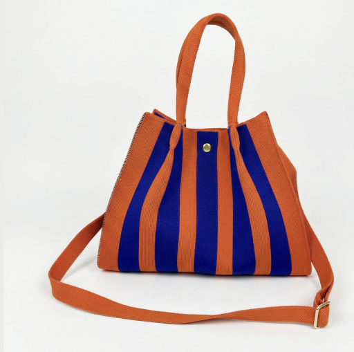 CITY GIRL BAG - ORANGE/BLUE