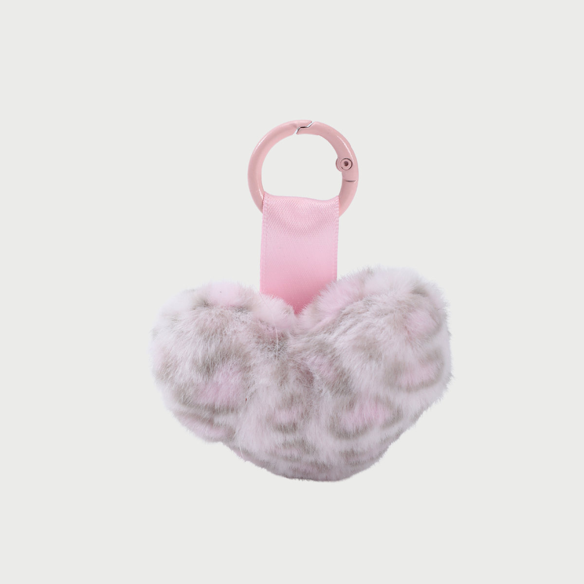 LEOPARD HEART CHARM - WHITE