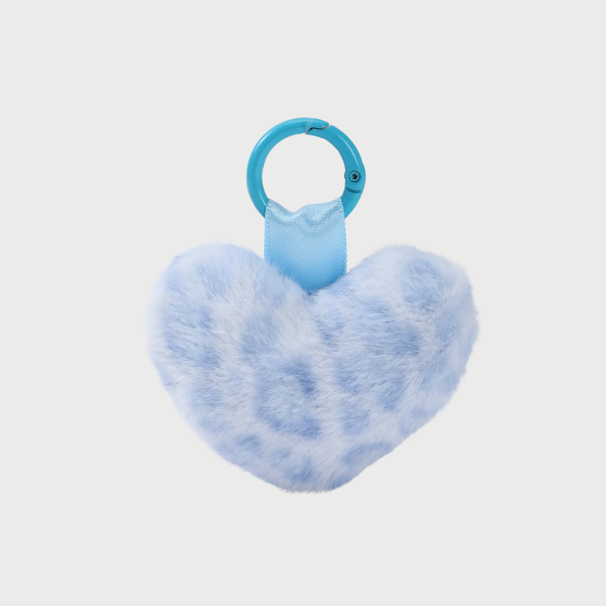 LEOPARD HEART CHARM - BLUE