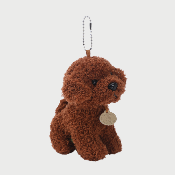 FLUFFY POODLE CHARM - CHOCO