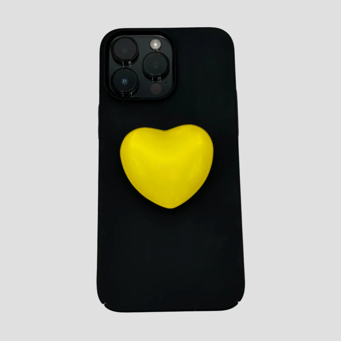 HEART PHONEGRIP - YELLOW