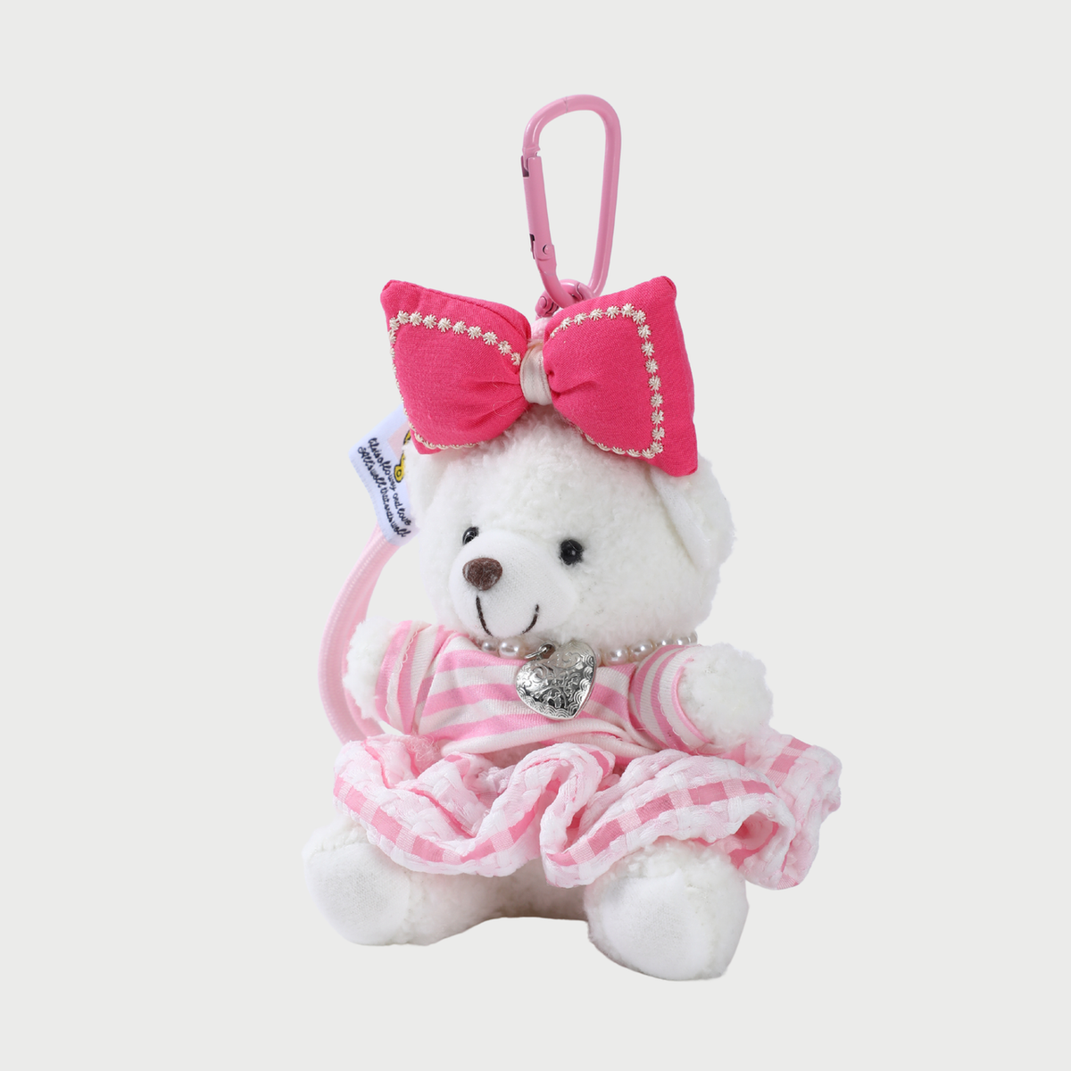 BOW TEDDY GIRL - PINK