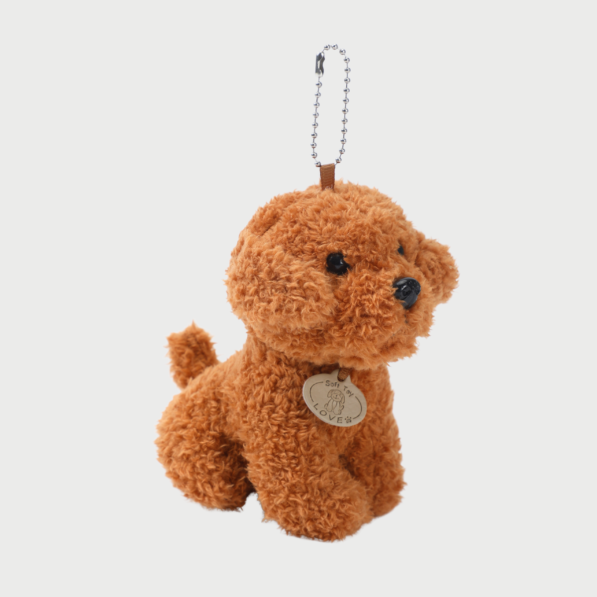 FLUFFY POODLE CHARM - CHOCO