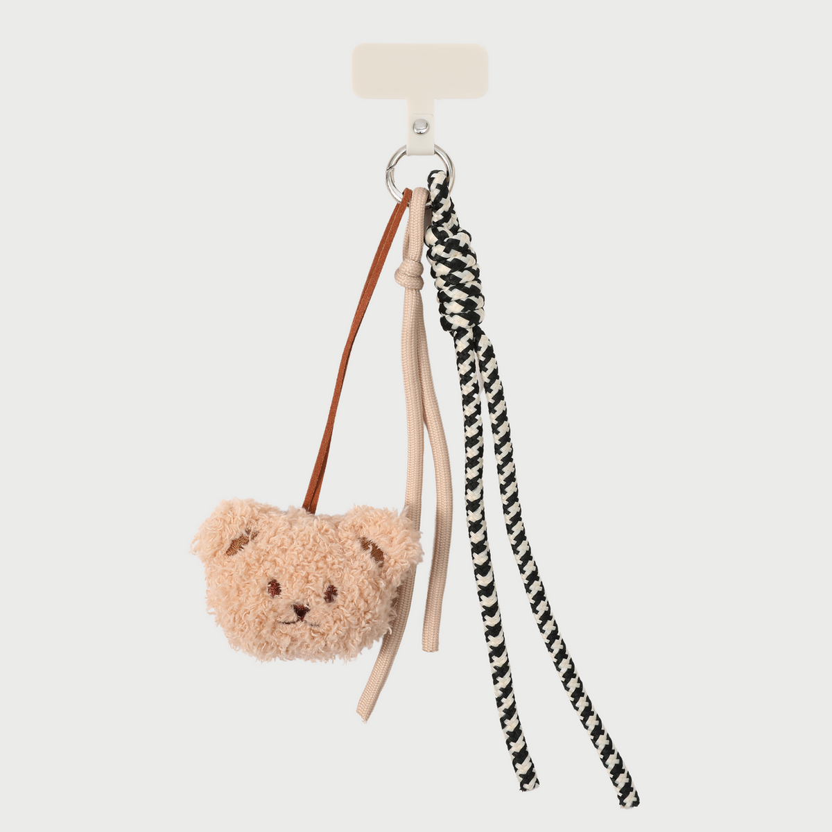 TEDDY PHONECHARM WHITE